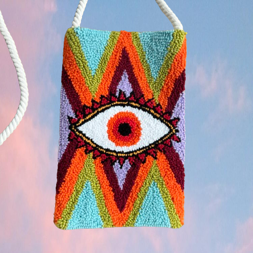 Nazar Eye Red Handybag