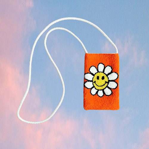 Hippie Flower Handybag